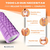 Massagerolle | Schaumgummi | 14 x 33 cm | Vielseitig | Leicht | Verhindert Verletzungen | Orange | FitRoller | Mobiclinic