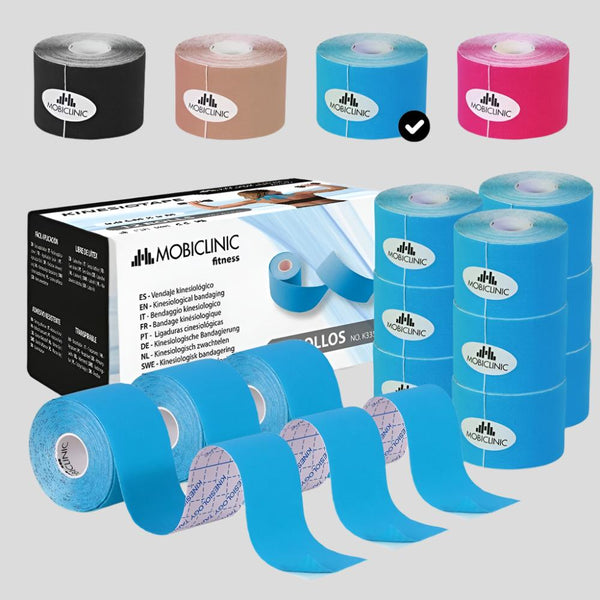 Kinesio Tape| 5cm x 5m | 12 Einheiten | Mobiclinic