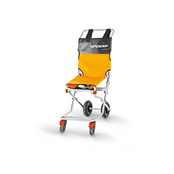 Silla Evacuación Spencer 407 Cromo 4 ruedas