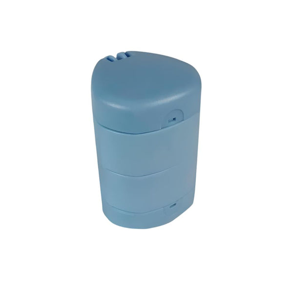 Pastillero | Triturador | Divisor de pastillas | 3 en 1 | Azul | Mobiclinic