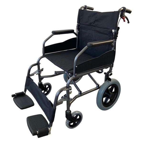 Rollstuhl | Aluminium | Kleine Räder | Abnehmbare Fußstützen und klappbare Rückenlehne | Museo | Deluxe | Mobiclinic