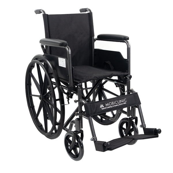 Rollstuhl faltbar | Große abnehmbare Hinterräder | Fußstütze und Armlehnen | S220 Sevilla | Premium | Mobiclinic